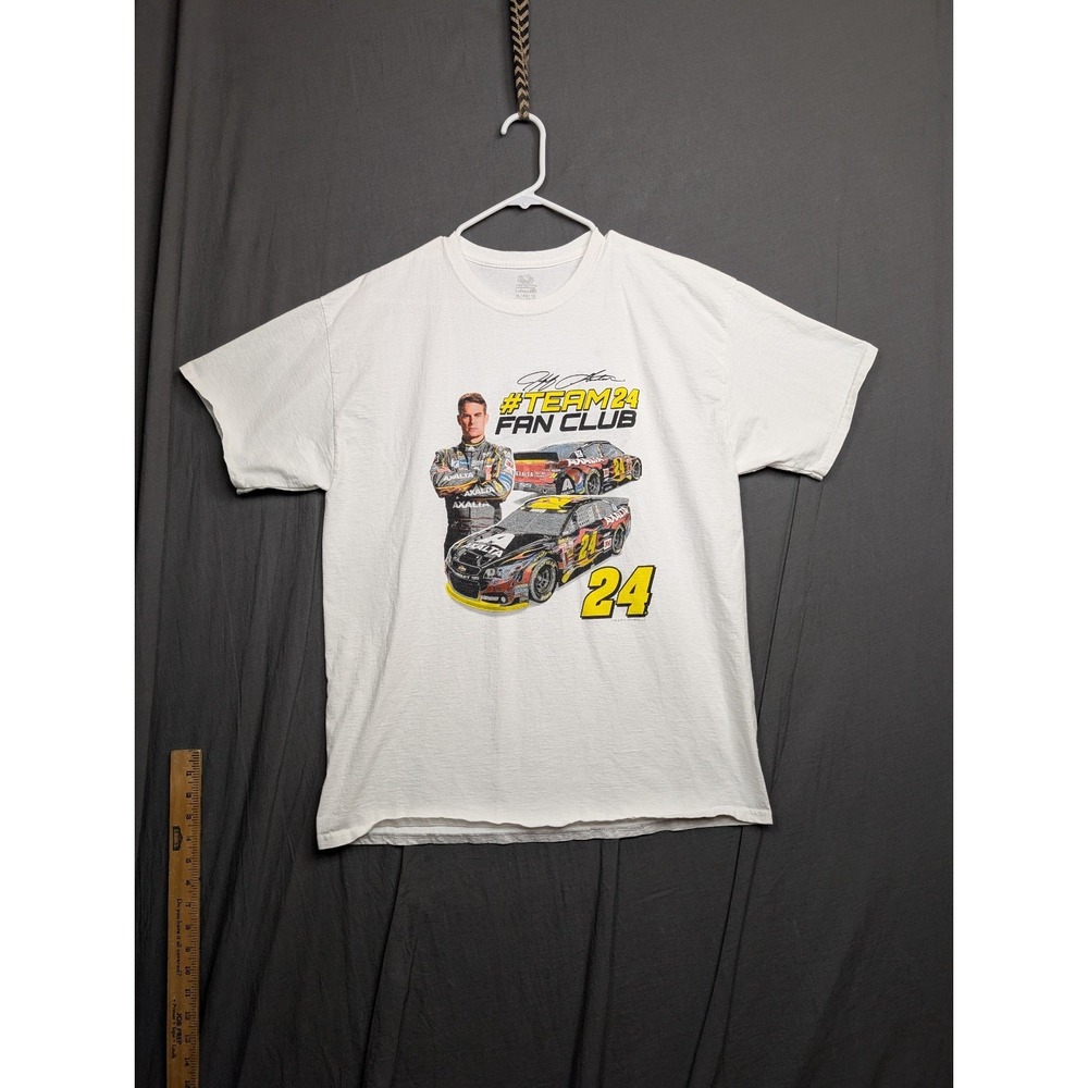 Fruit Of The Loom White Short Sleeve Graphic Mens T‎ Shirt XL